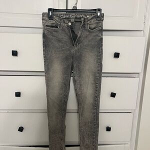 Calvin Klein Jeans WomenWashed Black Skinny Jeans